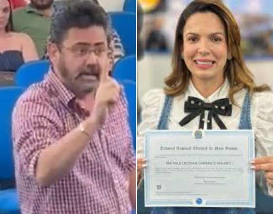 A vereadora Michelle Carrasco citou o passado de investigações do ex-secretário ao ser citada em CPI