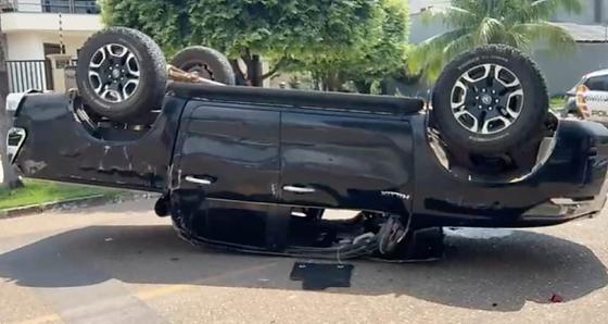 Acidente Hilux em Sinop