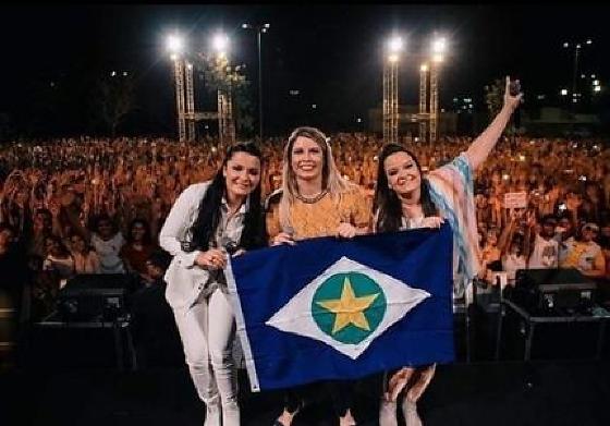 Marilia Mendonça e Maiara e Maraisa em cuiabá 