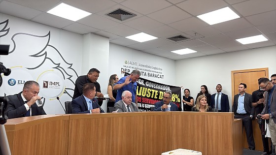 Servidores do TJ criam tensão por aumento na ALMT; Zuquim pede paciência