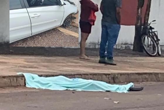 Mae atropelada em creche Canarana 