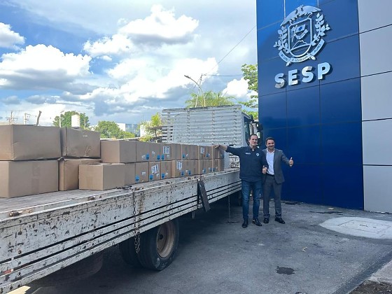 entrega de cameras parque