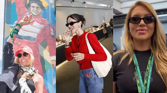 Famosas na F1 em SP 2025