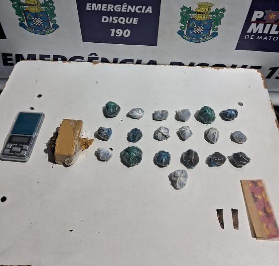 Menores apreendidos com drogras - Araputanga 