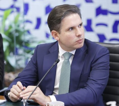 O presidente da Câmara dos Deputados, Hugo Motta (Republicanos-PB).