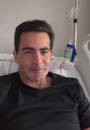Fabio Garcia no hospital
