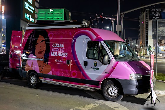 Prefeitura de Cuiabá reforça proteção às mulheres com van do projeto “Cuiabá Acolhe Mulheres”