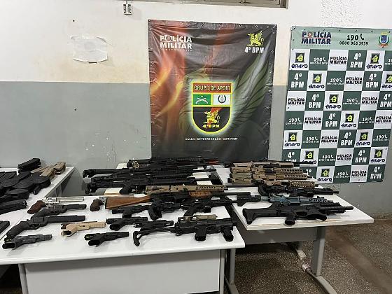 Estratégia une desarmamento do crime e modernização das forças de segurança em Mato Grosso.