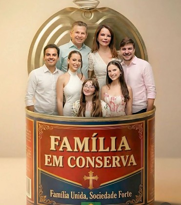 familia em conserva