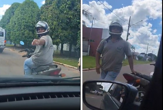 Profissional relatou que agressor tentou impedir filmagens durante recuperação de moto roubada.
