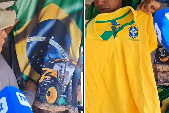 Itens com cores verde e amarelo e referências ao agronegócio e a Israel são destaque nas vendas.