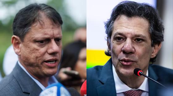 Tarcísio x haddad