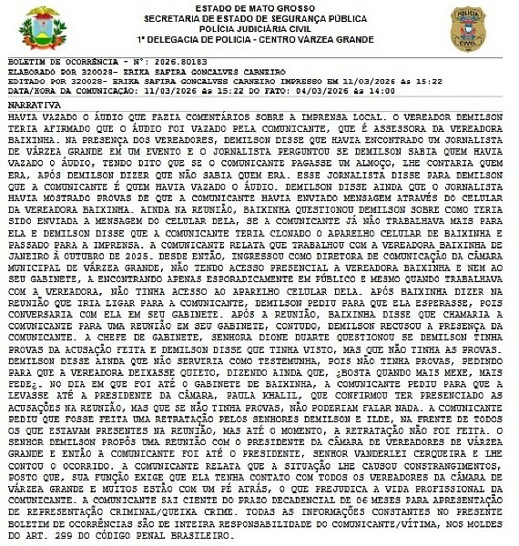 Baixinha Giraldelli diz que acusa&ccedil;&atilde;o contra ex-assessora &eacute; &ldquo;grande desrespeito&rdquo;