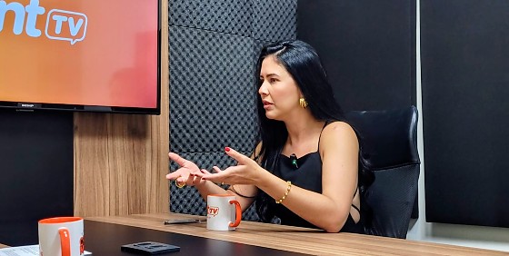 A advogada Priscila Mercês, ceo do grupo MEP Licitações, no HNT TV Entrevista.