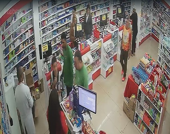 assalto à farmácia em VG 