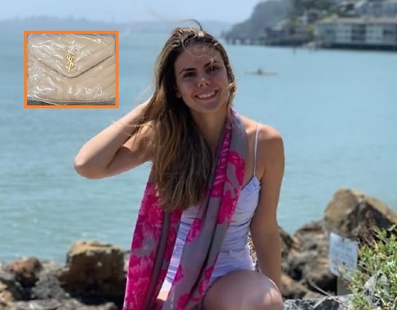 A empresária Camilla Faria teve bolsa de luxo furtada por amiga. 