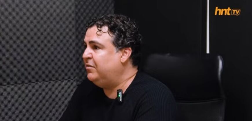 O pianista mato-grossense, Pedro Henrique Calhao, no podcast HNT TV Entrevista.