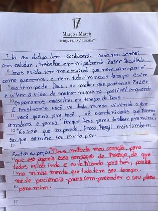 primeira carta de Nathaly