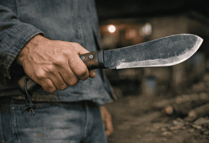 Homem com facão