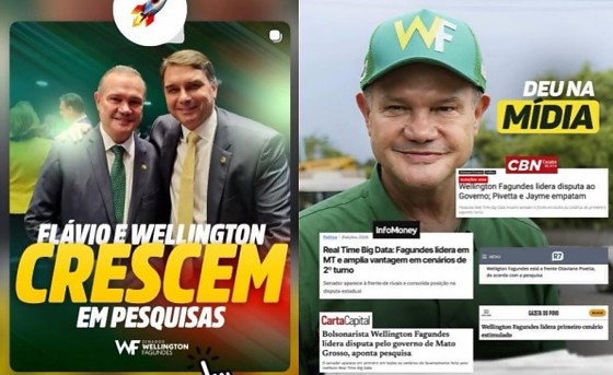 Wellington Fagundes propaganda antecipada