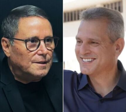 O ex-presidente do PRD em MT, Mauro Carvalho, e o presidente estadual do Solidariedade, Marco Aurélio. 