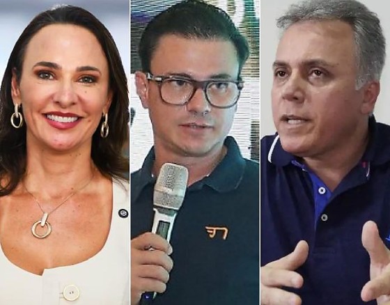 Deisi Bocalon, Rafael Iacovacci e Reginaldo Teixeira - da esquerda à direita. 