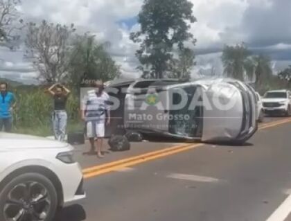 Capotamento Estrada da Guia