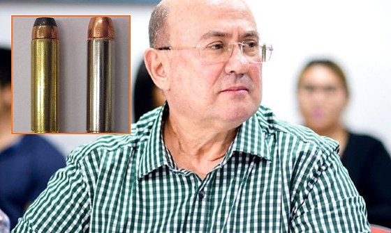 José Riva e munição