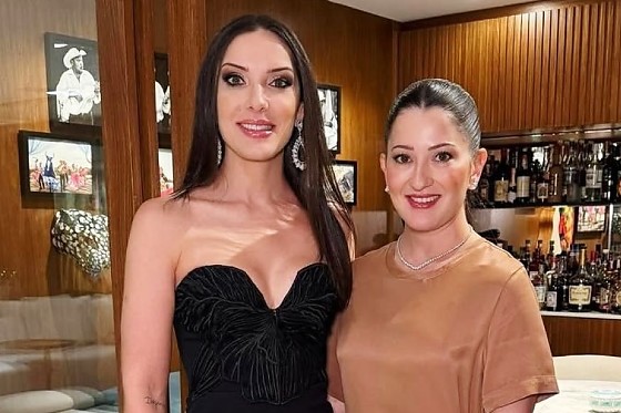 A deputada estadual Janaina Riva e a empresária Jéssica Riva.