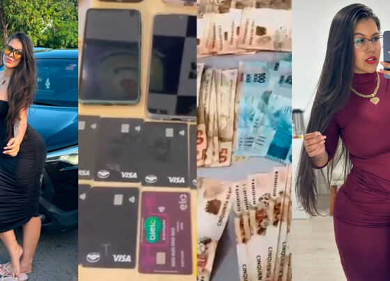 Influencer presa por Golpe e saque ilegal 