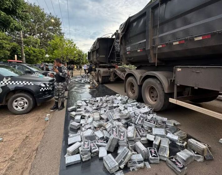 1 tonelada de cocaína sai de MT