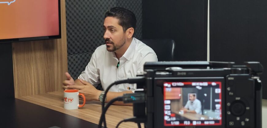 O gerente-geral da CS Mobi, Alan Guedes, no HNT TV Entrevista.