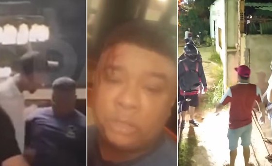 Confusão no Shopping estação