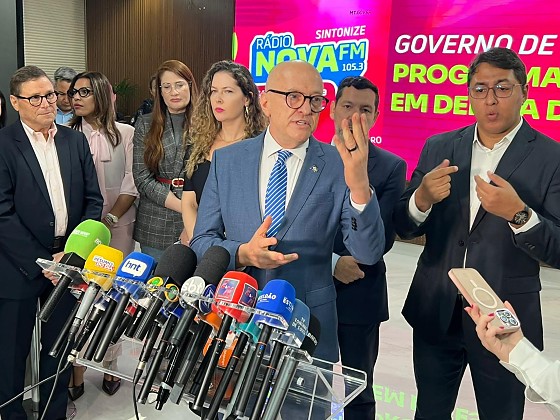 O governador Otaviano Pivetta (Republicanos).