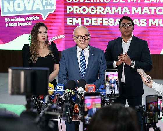 O governador Otaviano Pivetta (Republicanos).