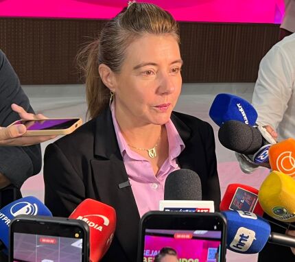 A prefeita de Várzea Grande, Flávia Moretti (PL). 