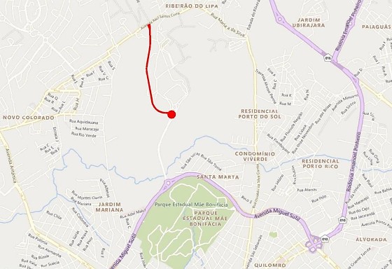 Novo trecho vai ligar Ribeirão do Lipa à Centro de Eventos do Pantanal