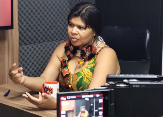 A deputada estadual Eliane Xunakalo (PT), primeira indígena a assumir uma cadeira na Assembleia Legislativa (ALMT).