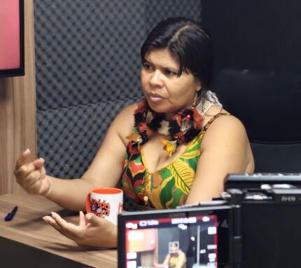 A deputada estadual Eliane Xunakalo (PT), primeira indígena a assumir uma cadeira na Assembleia Legislativa (ALMT).