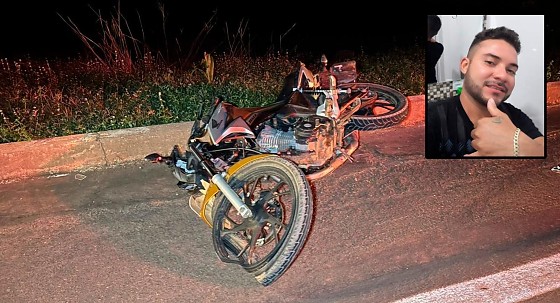Motociclista morre após atropelar vaca em rodovia