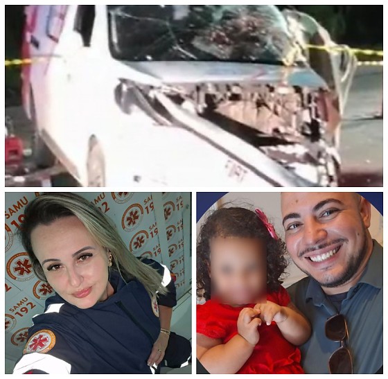 Ambulância do SAMU é atingida por carreta enquanto transportava paciente