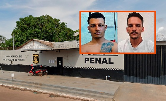 Abner Fernando da Silva e Lucas Daniel Souza Aguiar seguem foragidos. 