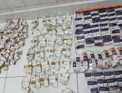 PM preso com produtos irregulares 