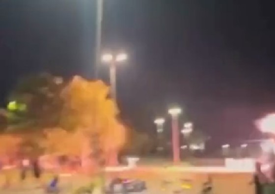 Curto circuito causa explosão durante Show das Águas em Cuiabá