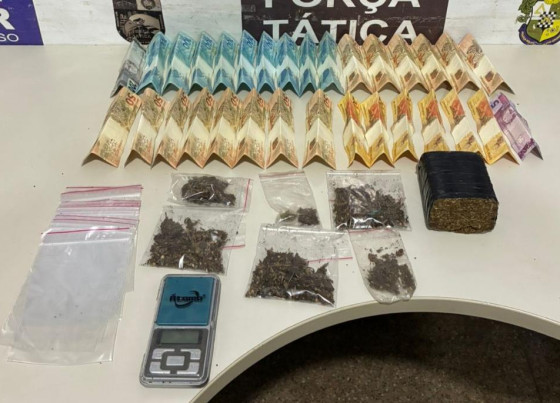 Cadeirante é preso em flagrante com drogas e dinheiro em Rondonópolis