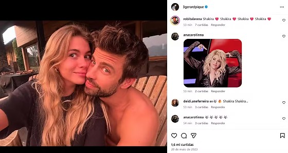 Brasileiros invadem perfil de Gerard Piqué
