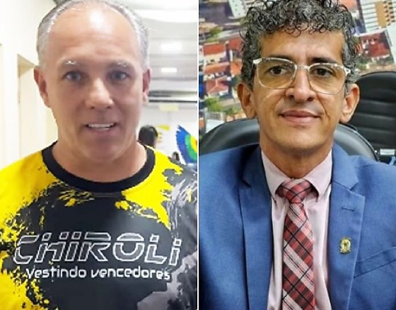 O vereador por Cuiabá, Cezinha Nascimento (UB), e o empresário João Nery Chiroli.