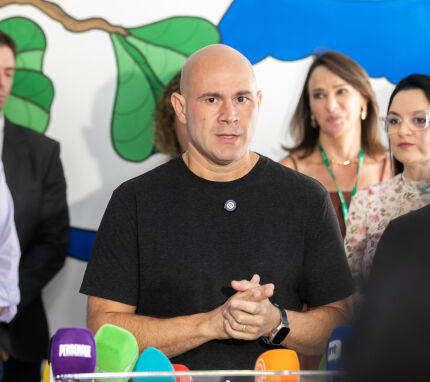 O prefeito de Cuiabá, Abilio Brunini (PL). 