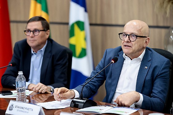 O governador Otaviano Pivetta (Republicanos). 