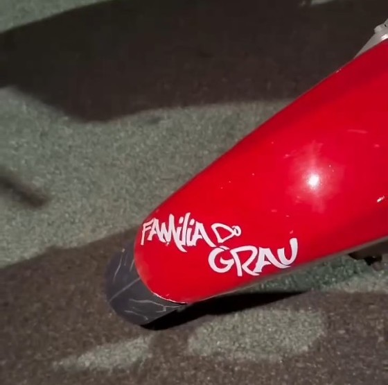 Moto aprendida do grau 